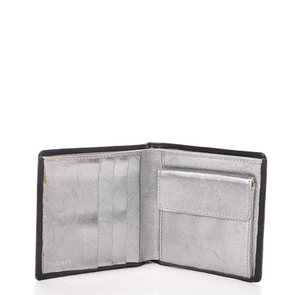 Chanel Lambskin Vertical Quilted Mademoiselle Bi-Fold Wallet Black 5 of 11
