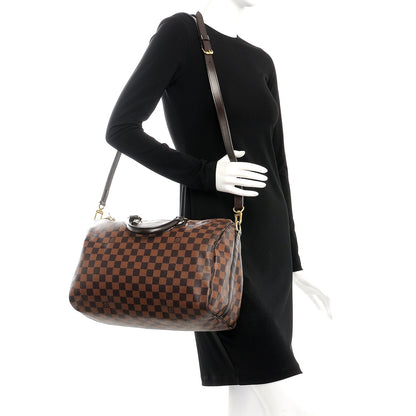 Louis Vuitton Damier Ebene Speedy Bandouliere 35 2 of 8
