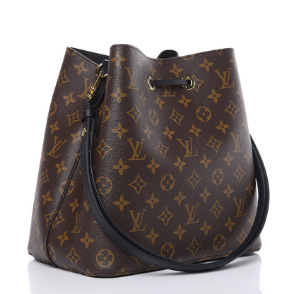Louis Vuitton Monogram Neonoe MM Black 3 of 8