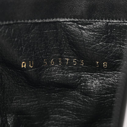 Saint Laurent Calfskin Opyum Ankle Boots 38 Black 9 of 10