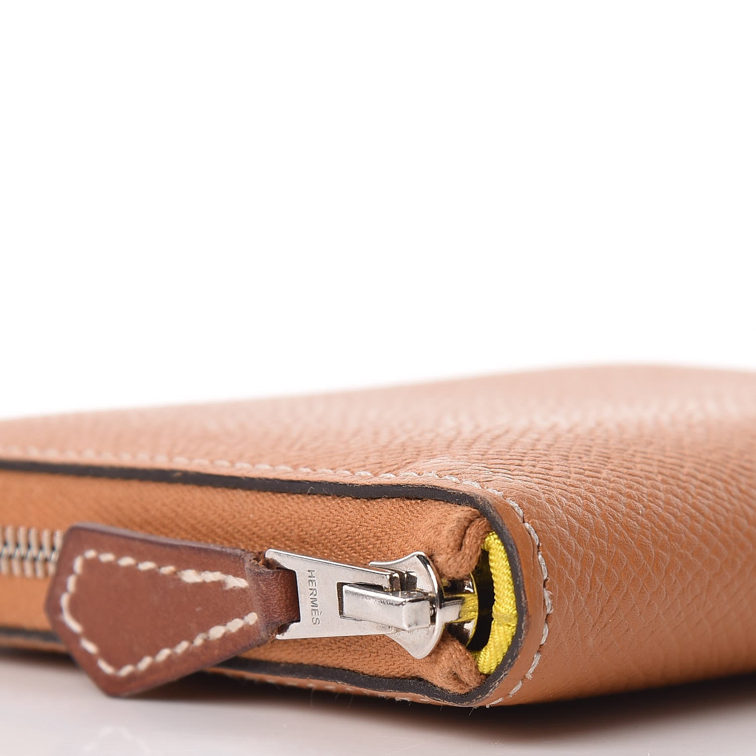 Hermes Epsom Silk'in Compact Wallet Gold 8 of 9