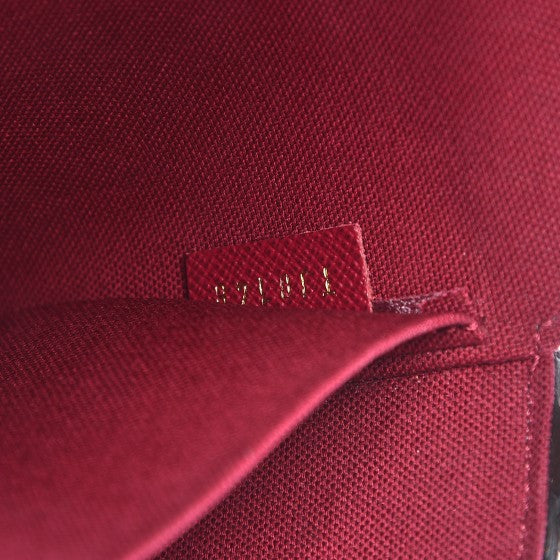 Monogram Pochette Felicie Chain Wallet Fuchsia