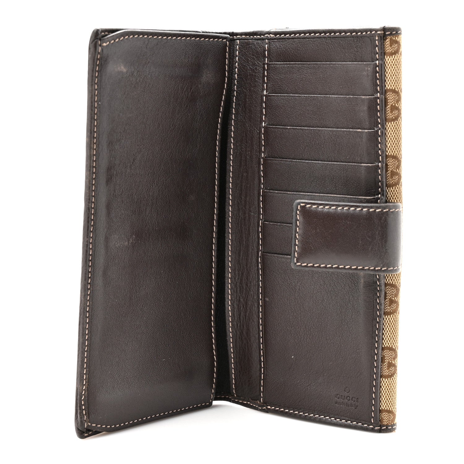 Gucci Monogram Lovely Heart Continental Wallet Brown 5 of 13