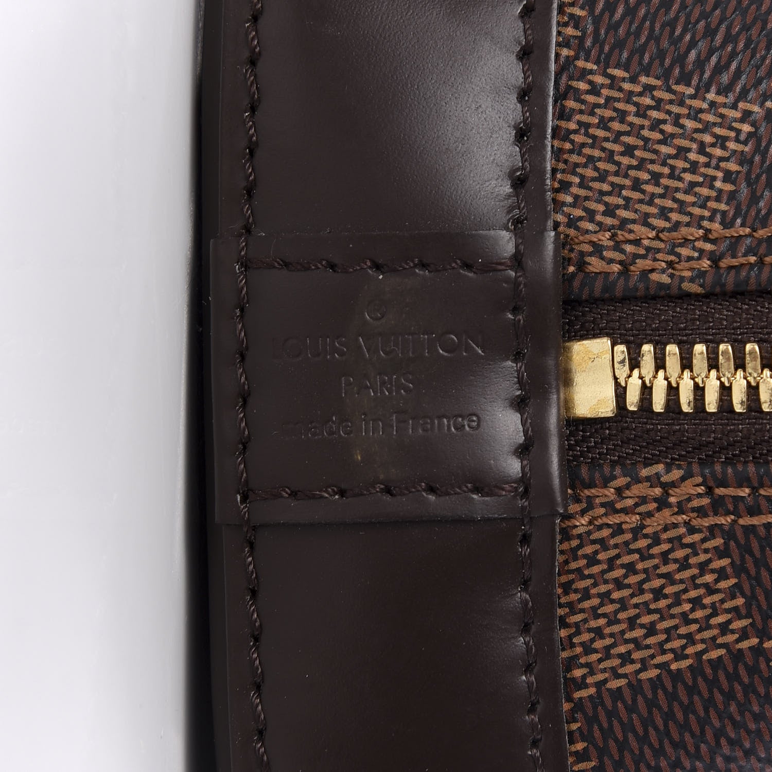 Louis Vuitton Damier Ebene Alma BB 6 of 10