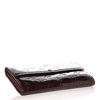 Louis Vuitton Vernis Sarah Wallet Amarante 4 of 14