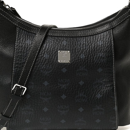 MCM Visetos Medium Luisa Hobo Black 8 of 12