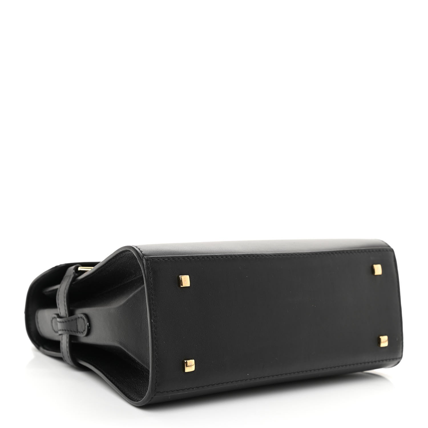 Delvaux Smooth Calfskin Mini Tempete Satchel Black 4 of 8