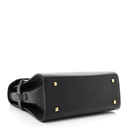 Delvaux Smooth Calfskin Mini Tempete Satchel Black 4 of 8