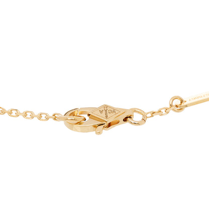 Van Cleef & Arpels 18K Yellow Gold Mother of Pearl Sweet Alhambra Bracelet 3 of 5