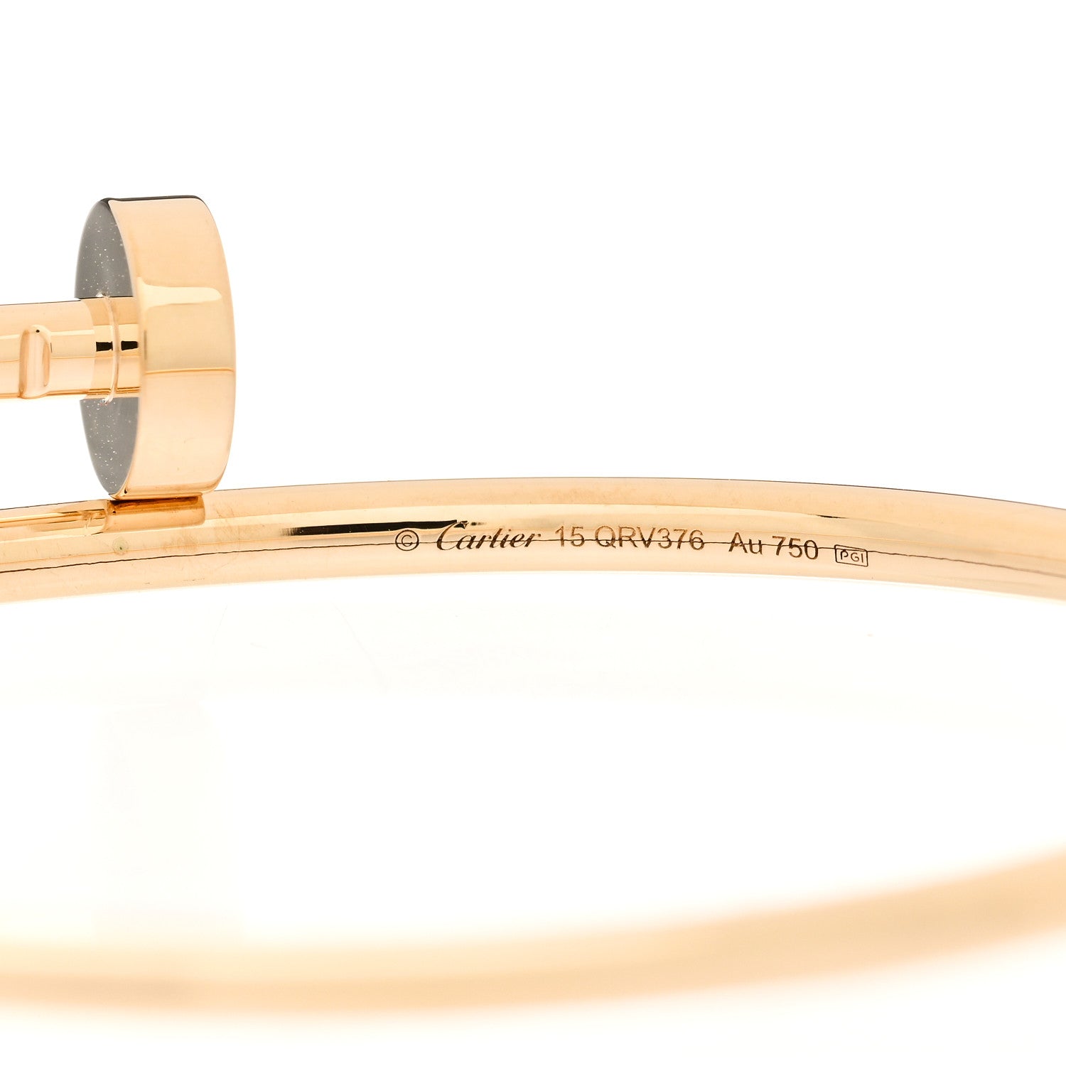 Cartier 18K Yellow Gold Small Juste Un Clou Bracelet 15 3 of 4