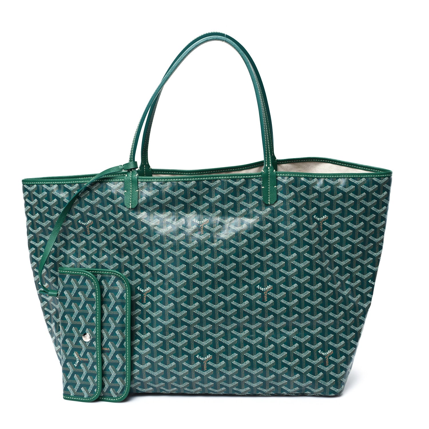 Goyard Goyardine Saint Louis GM Green 3 of 10