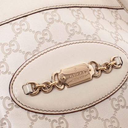 Gucci Guccissima Punch Tote Ivory 6 of 7