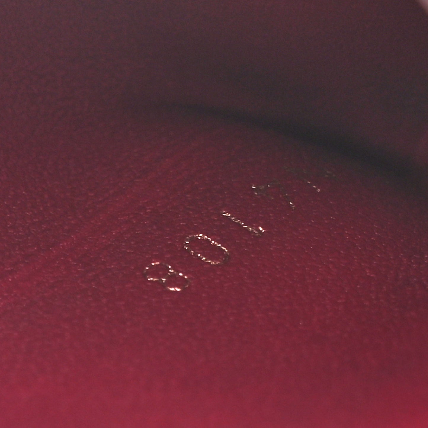 Monogram Small Kirigami Pochette Insert Fuchsia