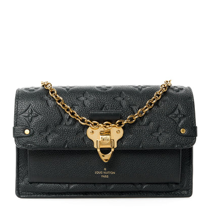 Louis Vuitton Empreinte Vavin Chain Wallet Black 1 of 11
