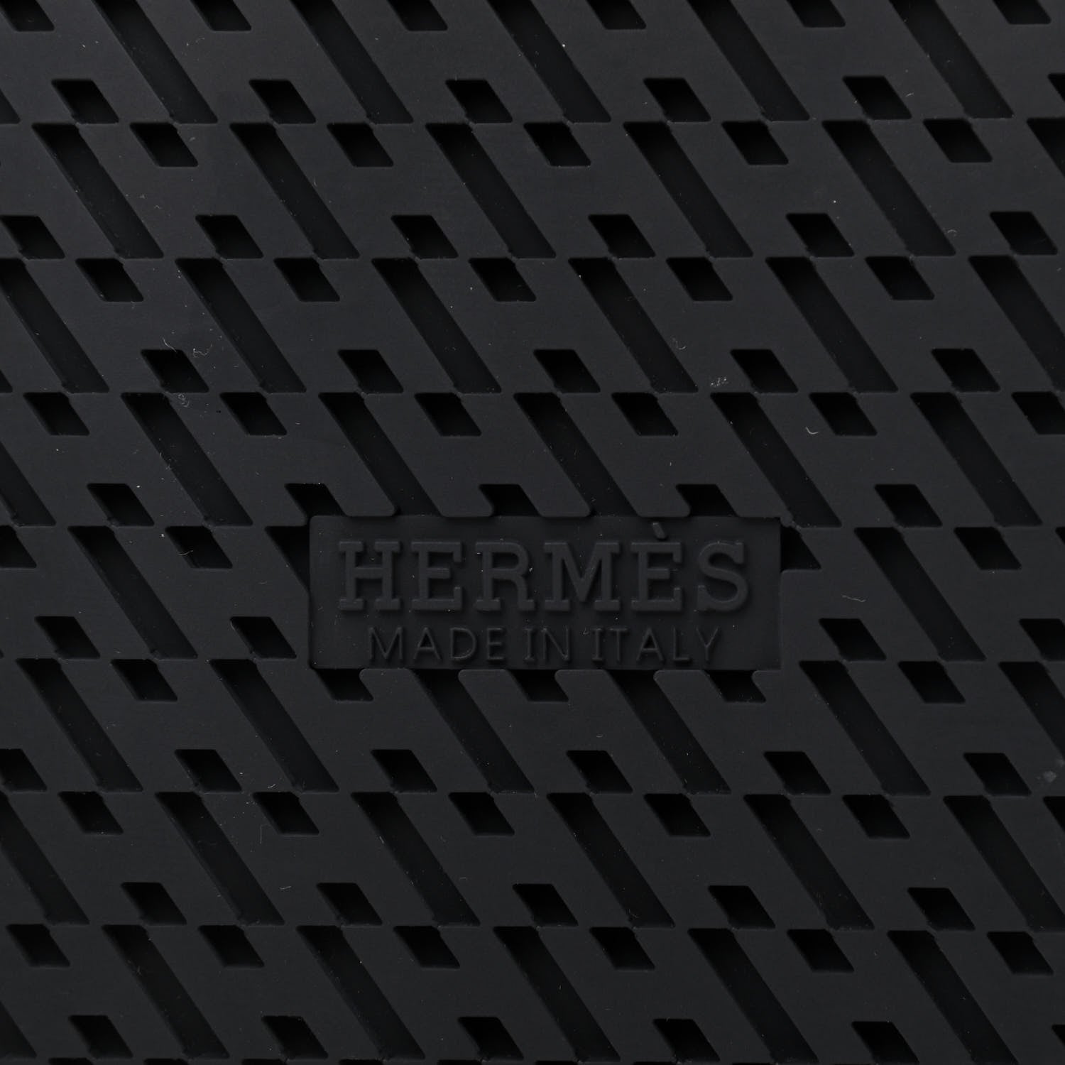 Hermes Calfskin Woolskin Mens Chypre Sandals 46 Black Ecru 7 of 9