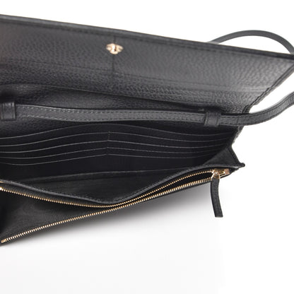 Gucci Dollar Calfskin Mini Swing Wallet Bag Black 6 of 8