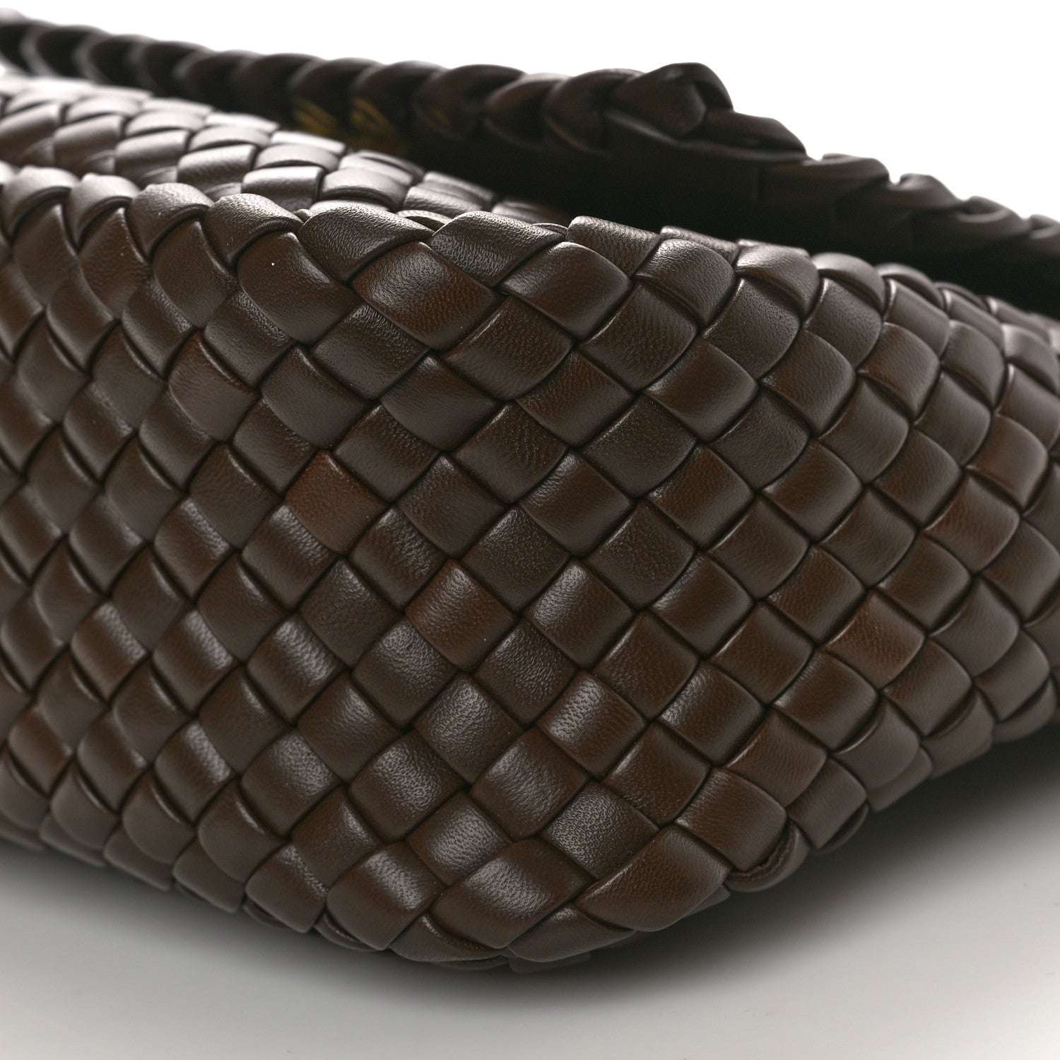 Bottega Veneta Nappa Intreccicio Padded Small Cobble Shoulder Bag Light Brown 10 of 10