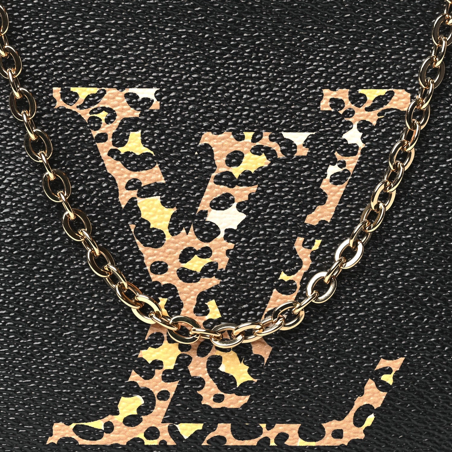 Louis Vuitton Monogram Giant Jungle Pochette Double Zip Black 8 of 10