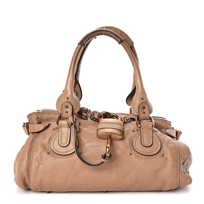 Chloe Calfskin Medium Paddington Satchel Beige 1 of 13