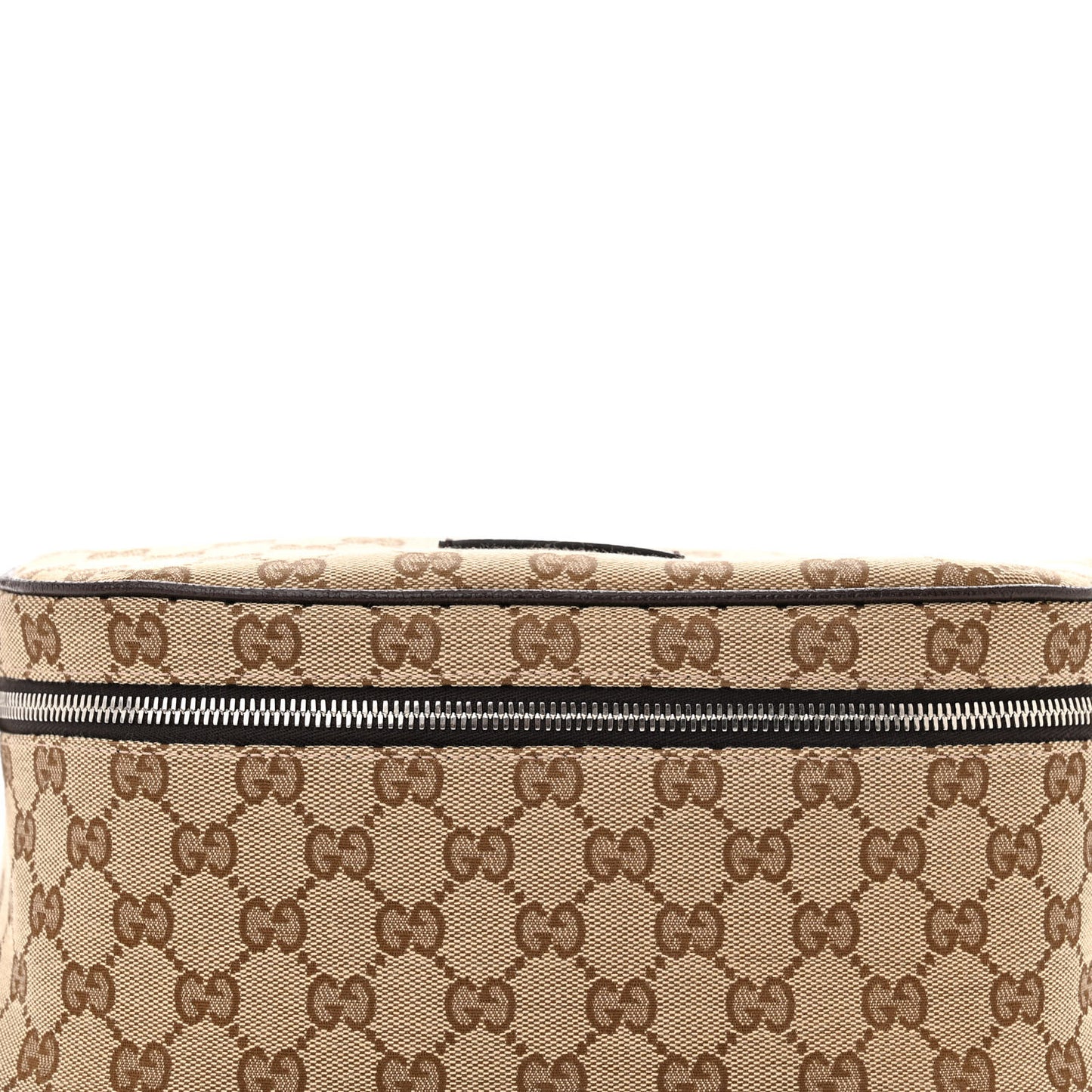 Monogram Dollar Calfskin Waist Pouch Beige Ebony Testa di Moro Marrone Scuro