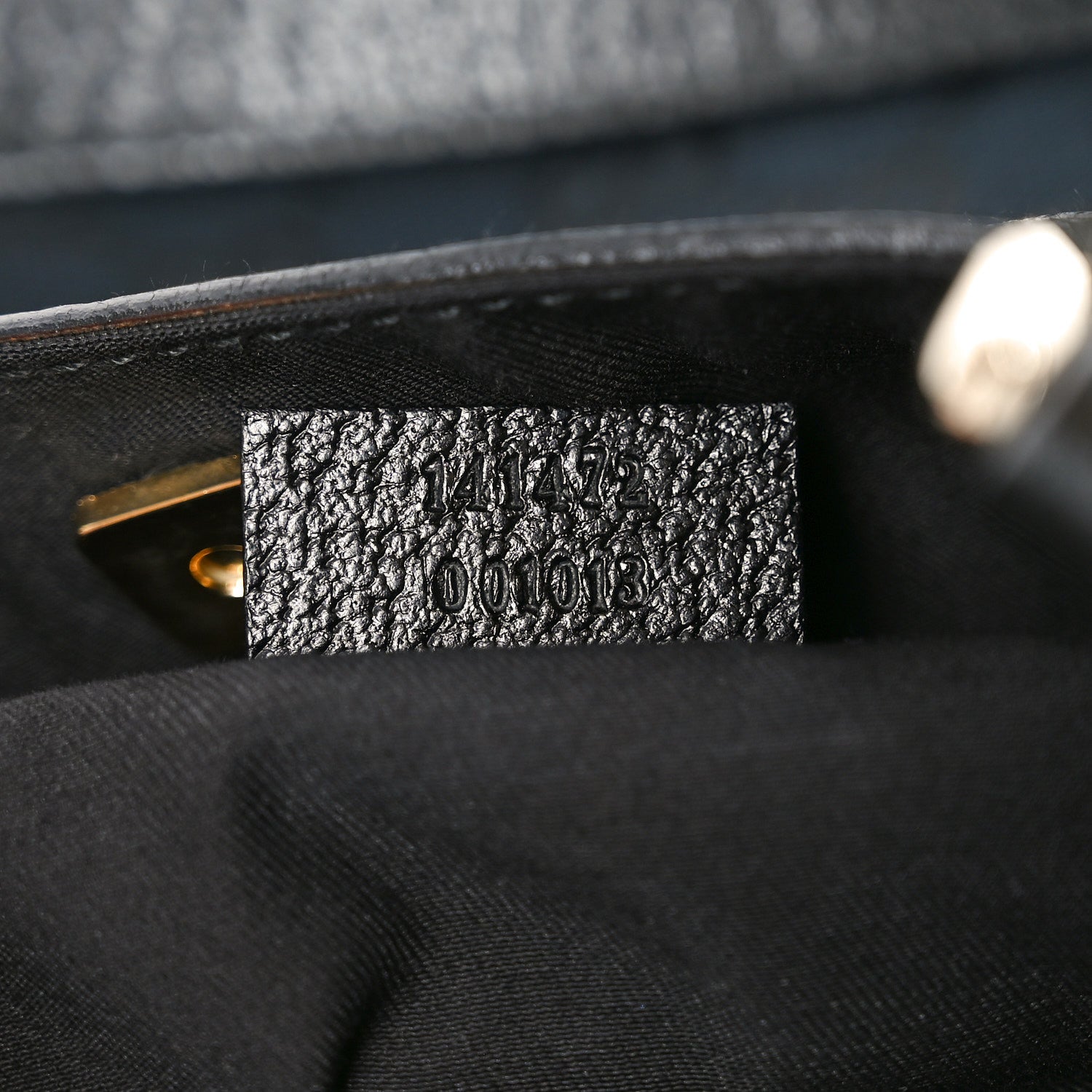 Gucci Monogram Large Abbey Tote Navy Black 6 of 9