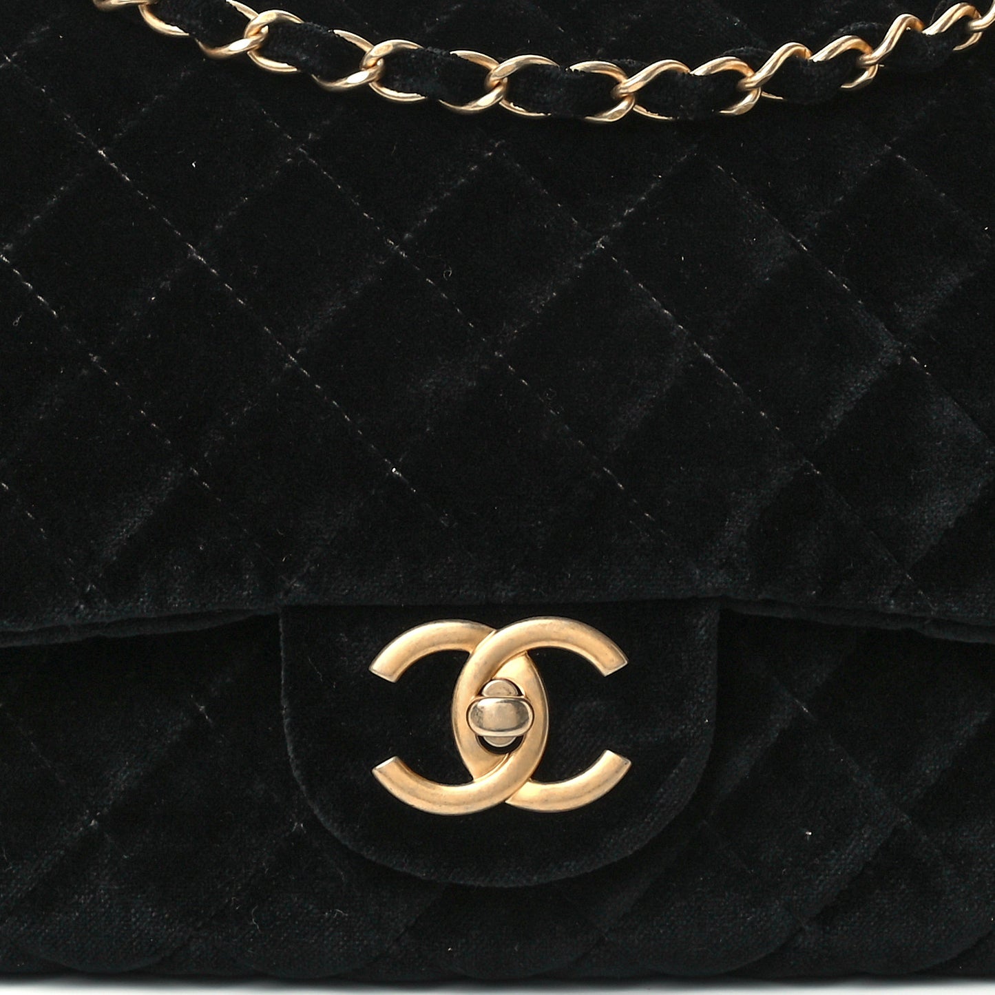 Suede Quilted XXL Travel Flap Bag Black