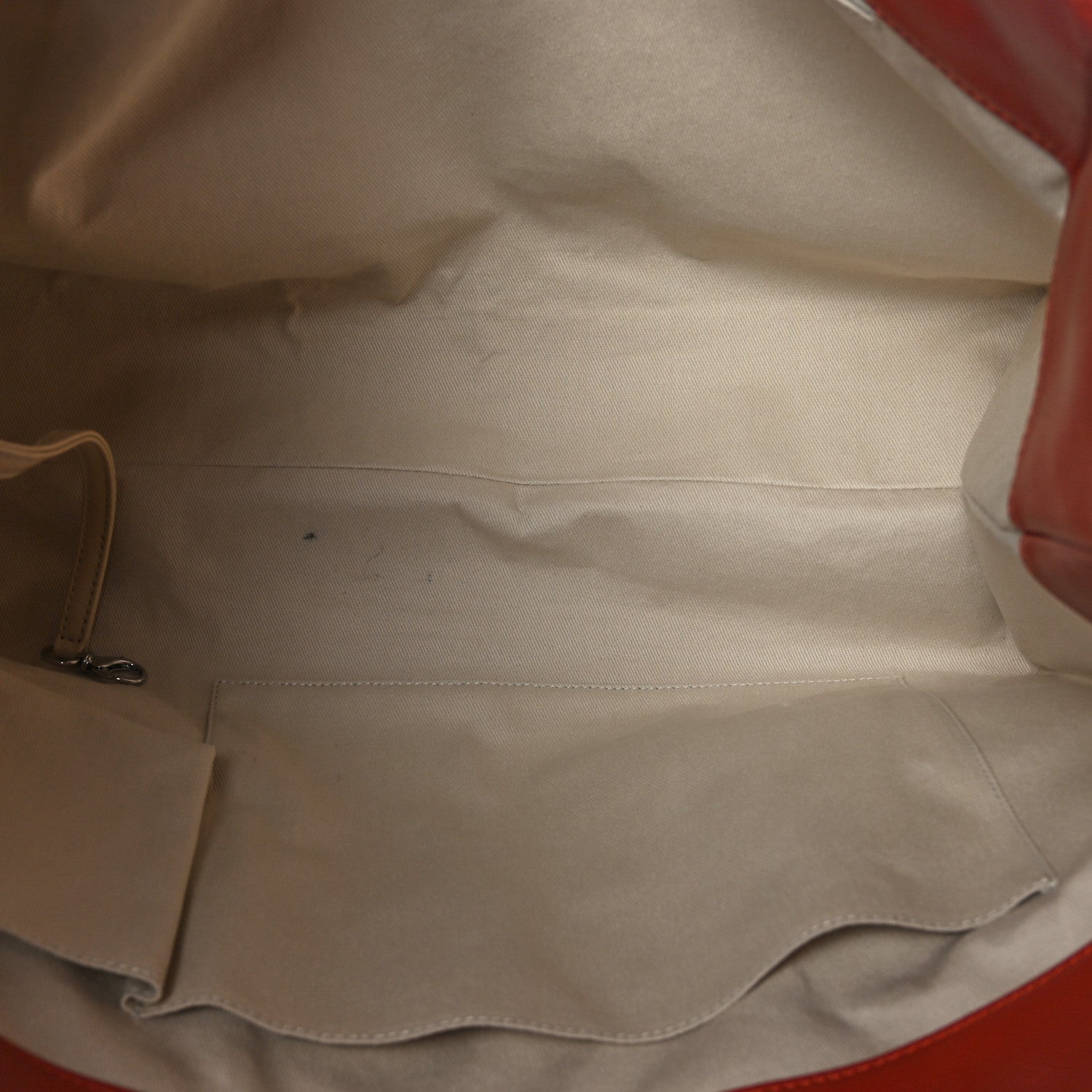 Chanel Calfskin Quilted Large In the Business Tote Red 5 of 9
