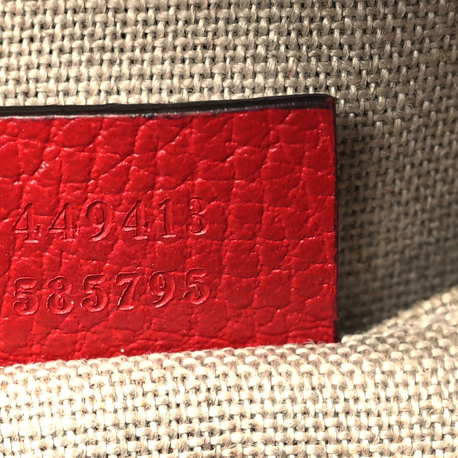 Gucci Monogram Mini Bree Messenger Bag Red 7 of 11