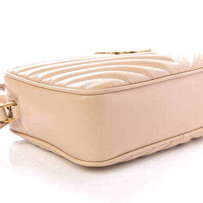 Saint Laurent Calfskin Matelasse Monogram Lou Camera Bag Nude Powder 5 of 8