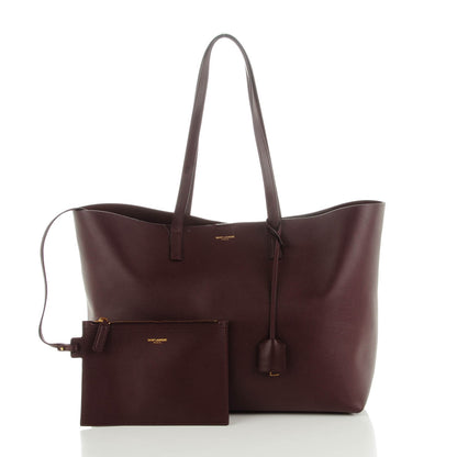 Saint Laurent Calfskin Large Shopping Tote Amaranto 3 of 8