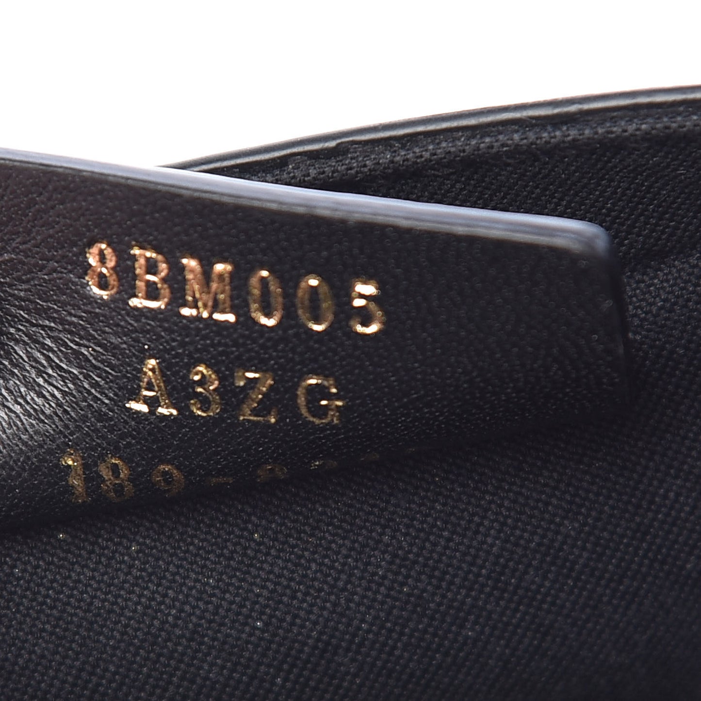 Vitello Liberty F is Fendi Bi-Color FF 1974 Embossed Envelope Belt Bag Maya Black