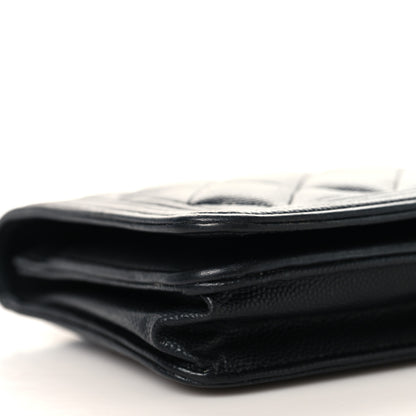 Chanel Caviar Quilted Boy Wallet On Chain WOC Black 8 of 10