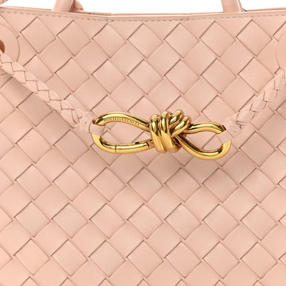 Bottega Veneta Nappa Intrecciato Small Andiamo Shoulder Bag Nude 7 of 11