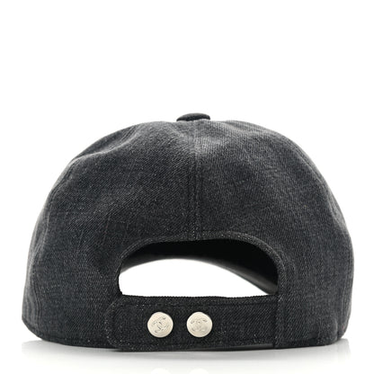 Chanel Cotton Sequin CC Cap Hat Black 6 of 9