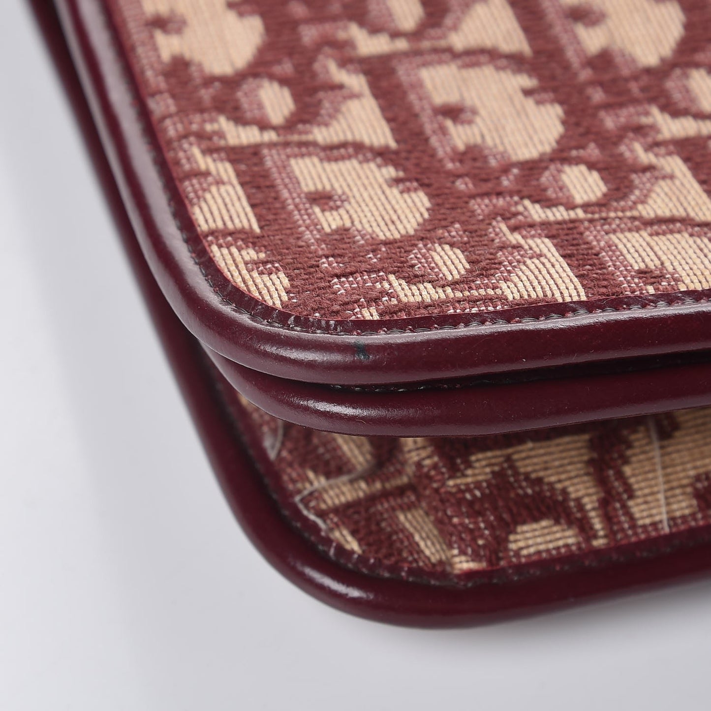 Monogram Chain Flap Burgundy