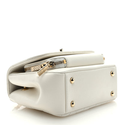 Chanel Caviar Quilted Small Business Affinity Flap White 4 of 9