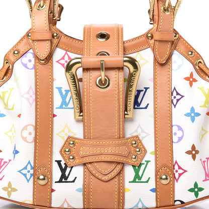 Louis Vuitton Monogram Multicolor Theda GM White 9 of 9