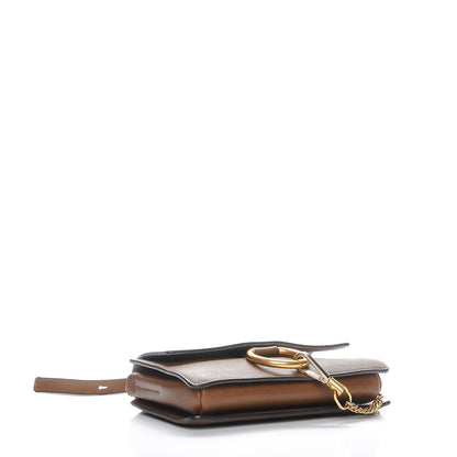 Chloe Goatskin Small Faye Shoulder Bag Woody Khaki 4 of 9