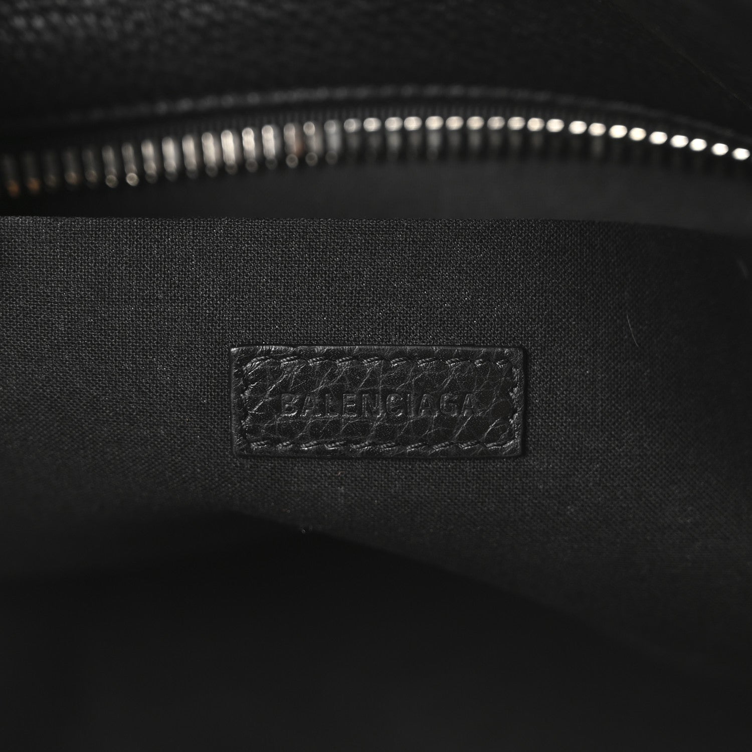 Balenciaga Grained Calfskin Waist Bag Black 6 of 10