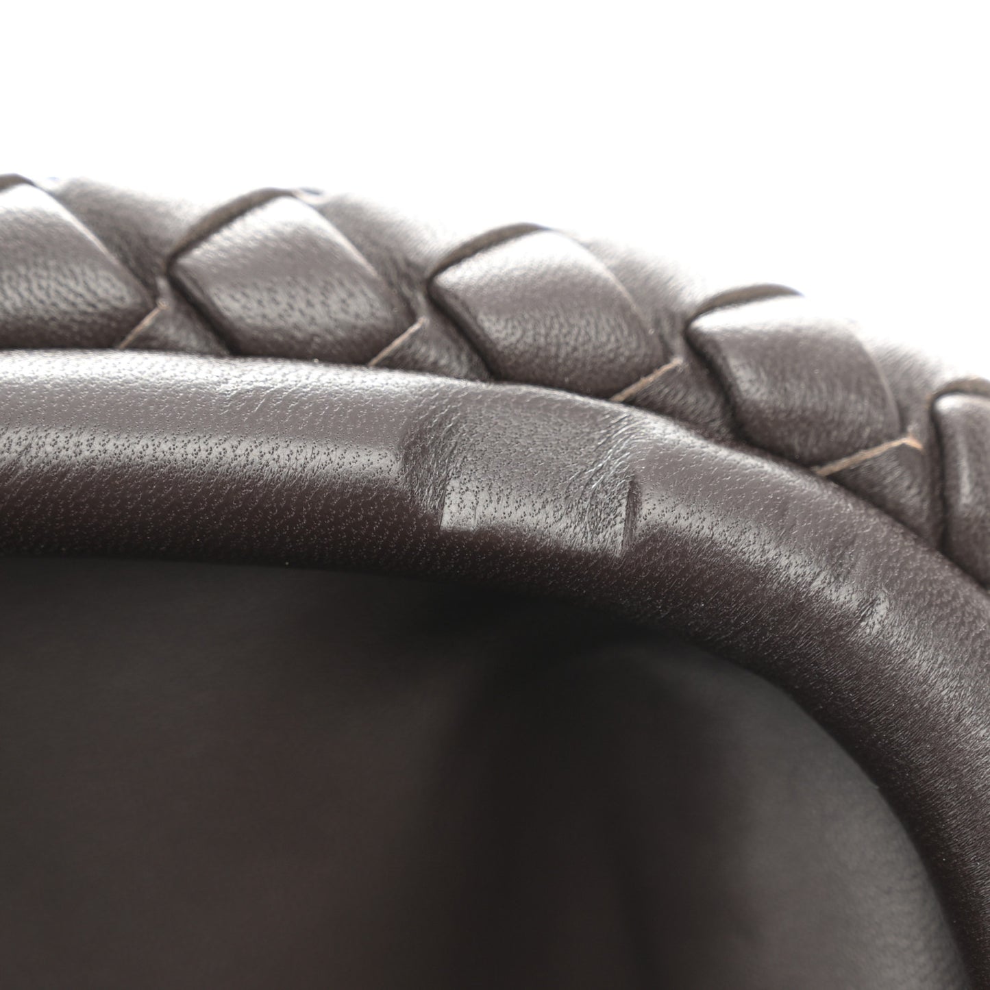 Nappa Intrecciato Small The Lauren 1980 Clutch With Chain Fondant