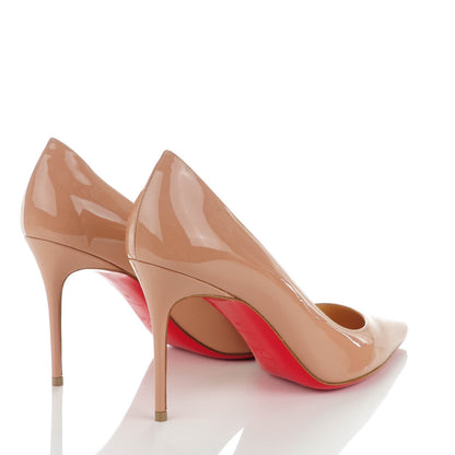 Christian Louboutin Patent Decollete 554 85 Pumps 41 Nude 4 of 8