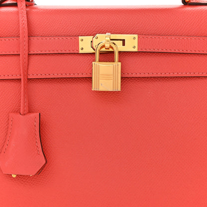 Hermes Epsom Kelly Sellier 25 Rose Jaipur 8 of 16