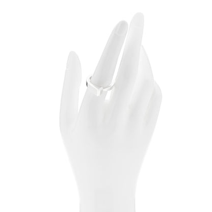 Hermes Sterling Silver PM Clou de Forge Ring 57 8 2 of 5