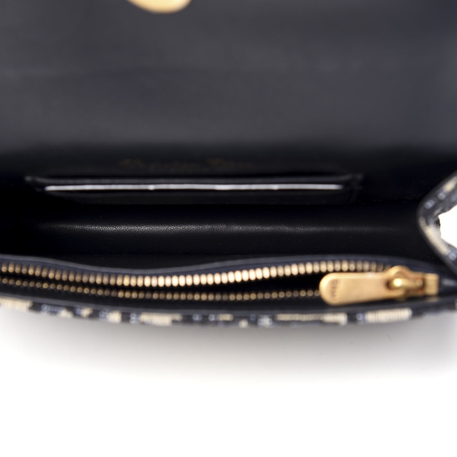 Christian Dior Oblique Saddle Belt Bag Blue 5 of 9