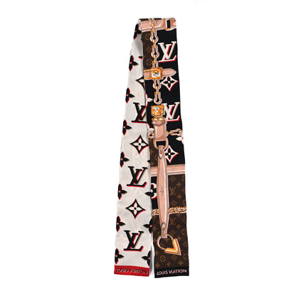 Louis Vuitton Silk Monogram Escale Perfect Match Bandeau Marron 2 of 3