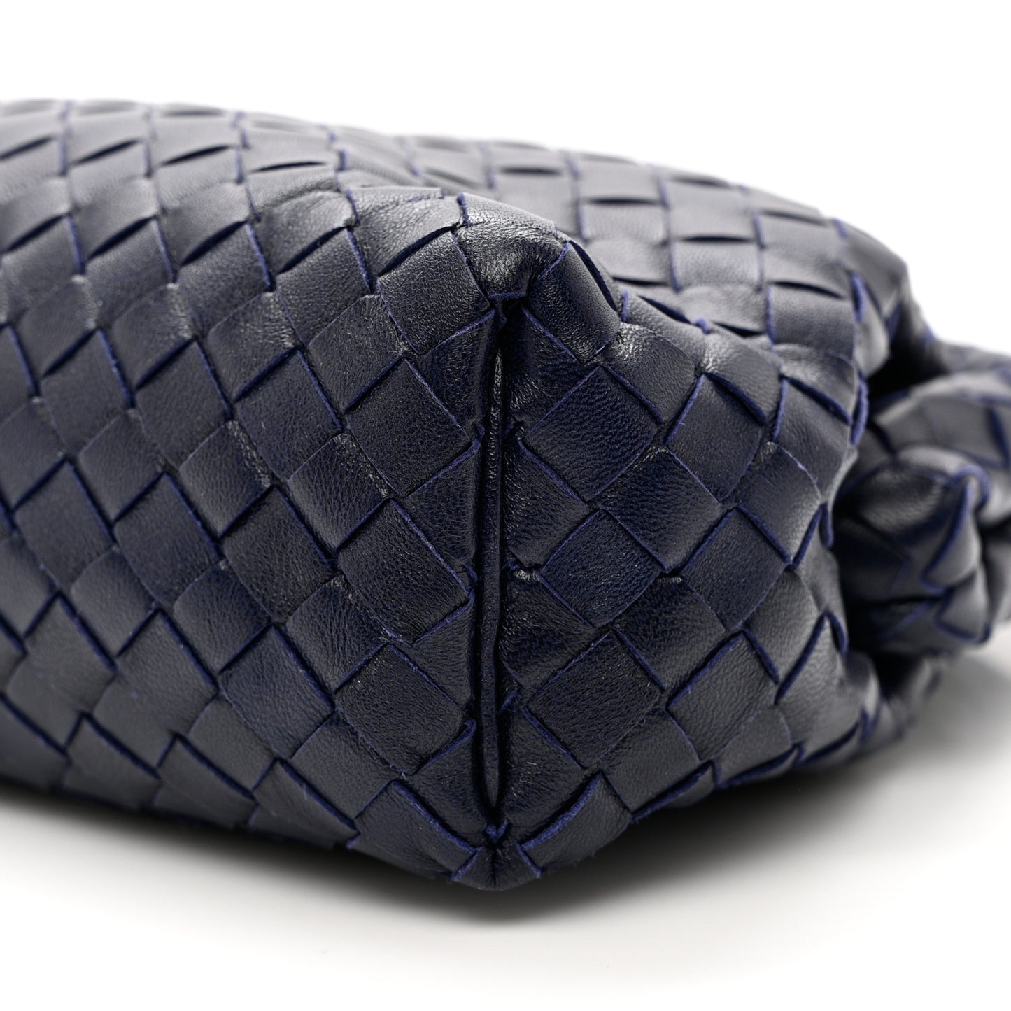Nappa Intrecciato The Lauren 1980 Clutch Cobalt