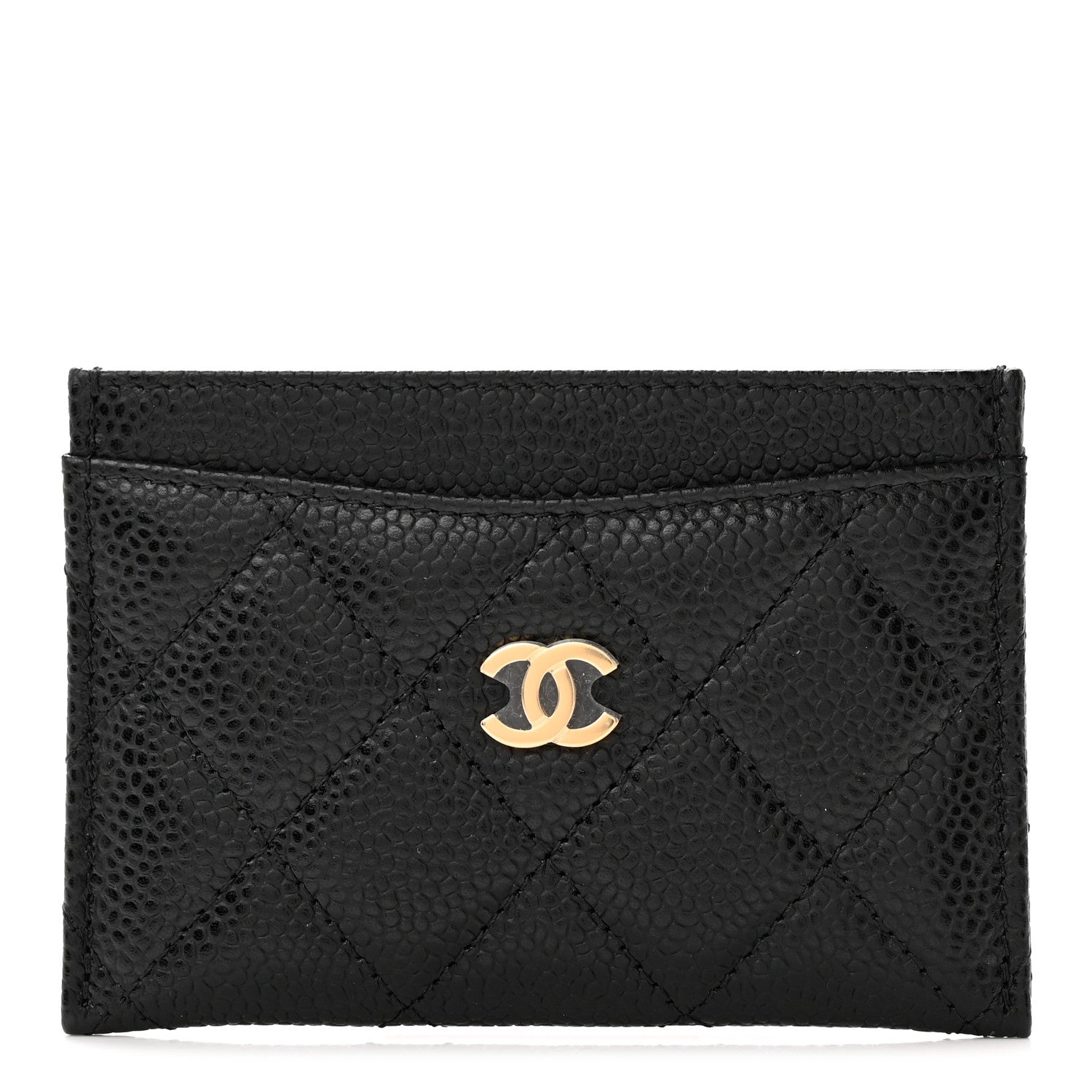 Chanel Caviar Quilted Card Holder Black 1 of 10