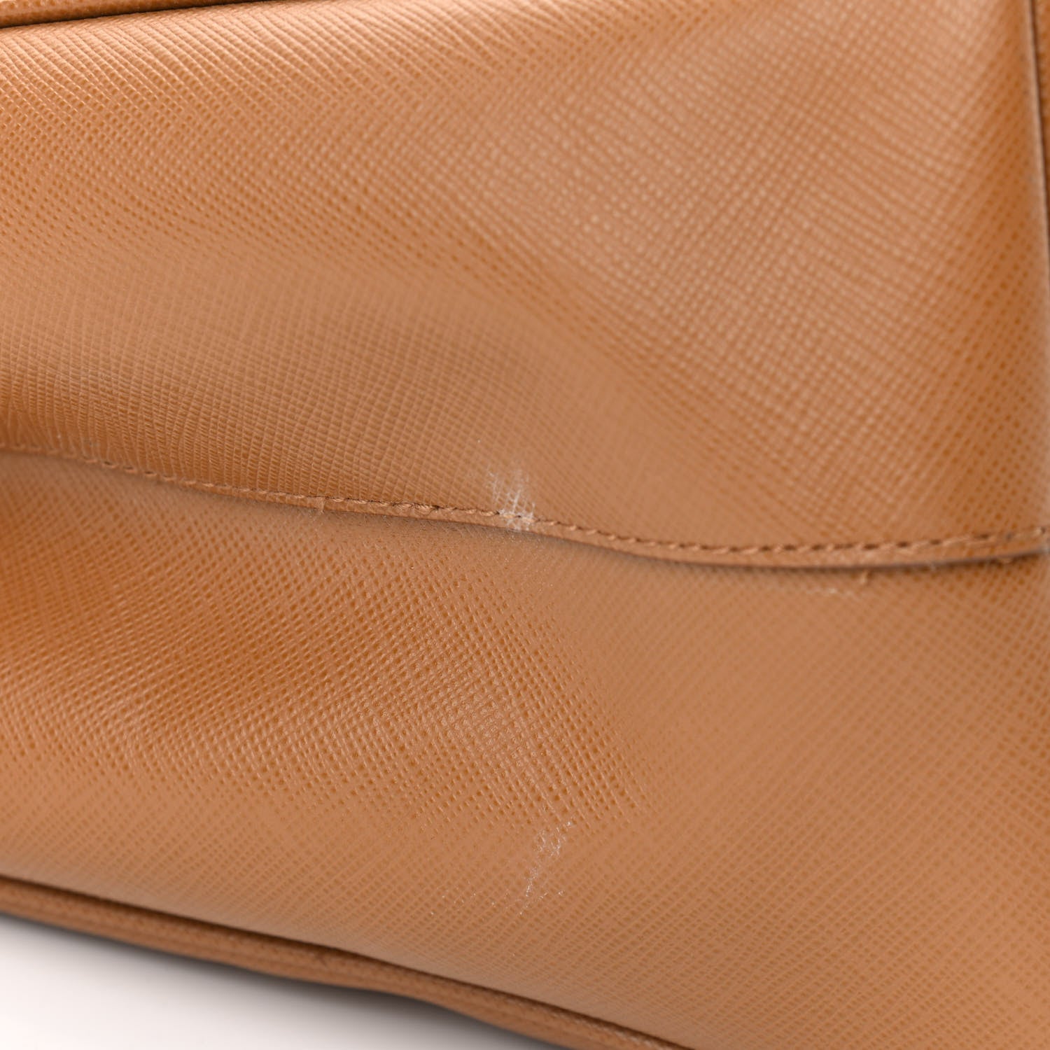 Prada Saffiano Medium Galleria Double Zip Tote Caramel 13 of 15