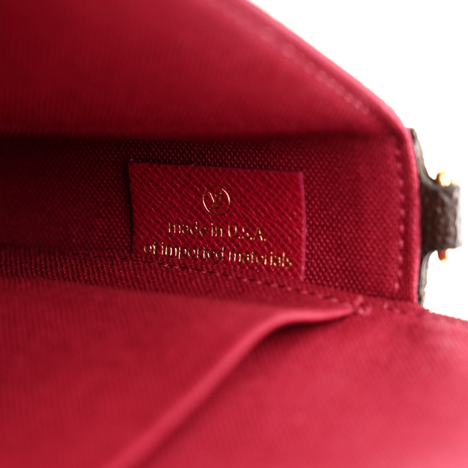 Louis Vuitton Monogram Pochette Felicie Chain Wallet Fuchsia 7 of 12