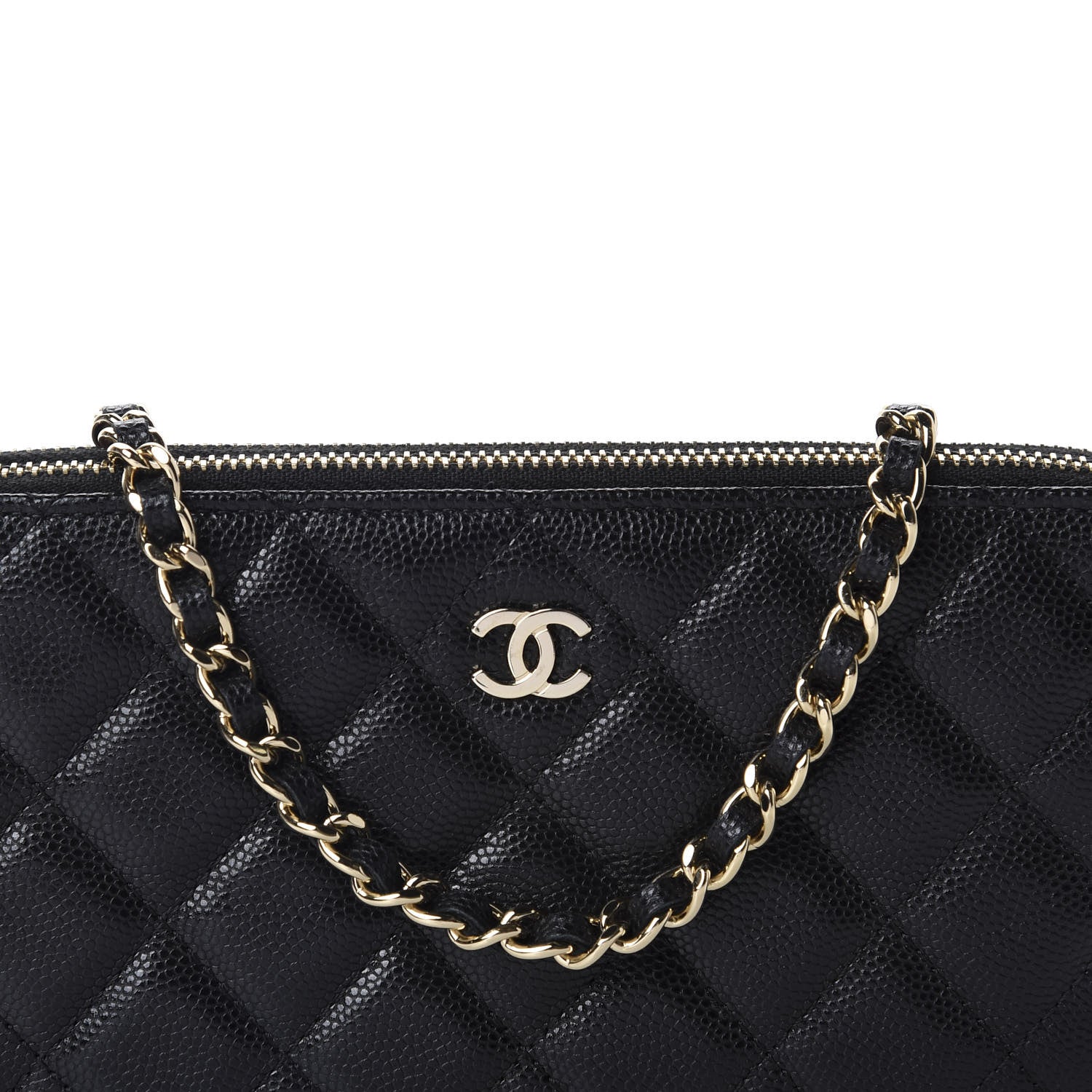 Chanel Caviar Quilted Small Clutch With Chain Black 11 of 12